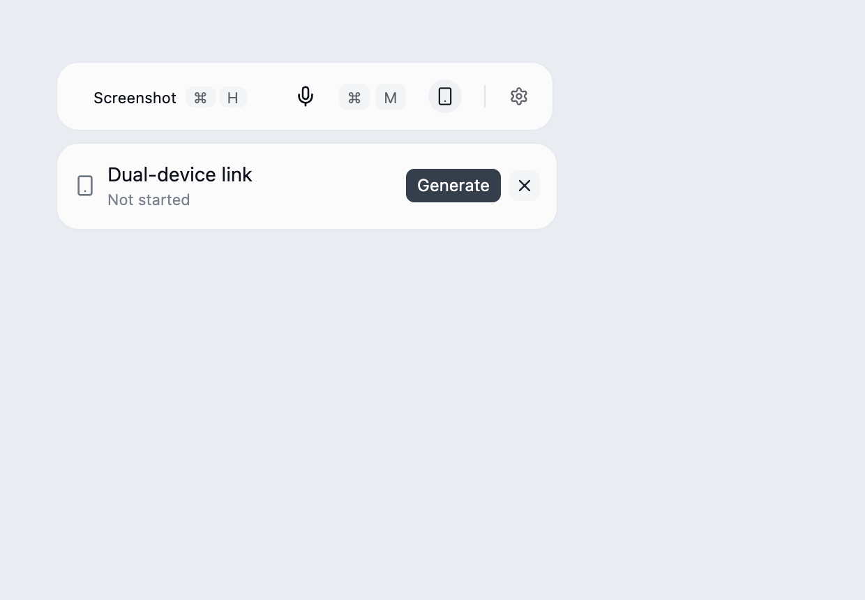 Click Generate in the panel