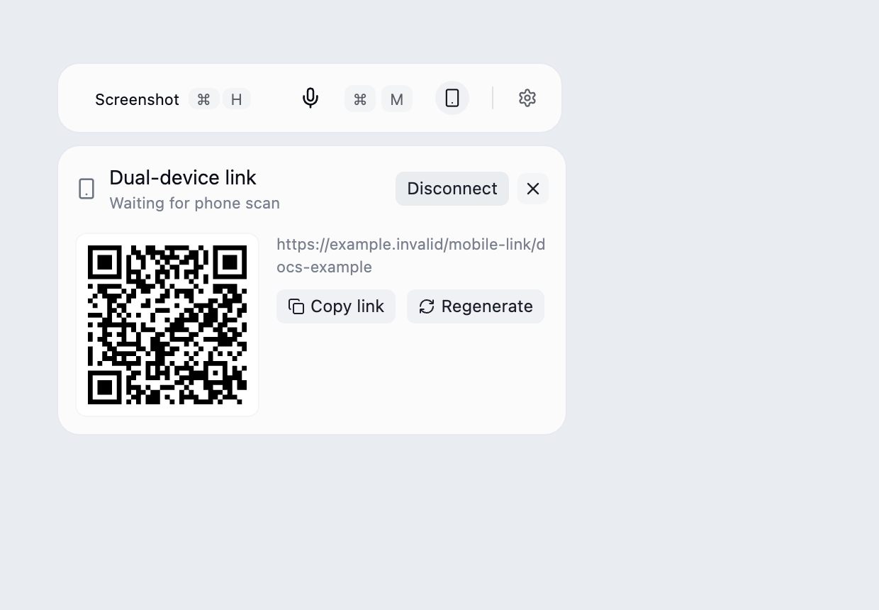 Scan with your phone and open the link